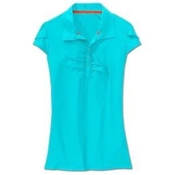 Athleta Wonder Wick It Tee in Turquoise Blue Short Sleeve Performance Size Large - Picture 6 of 6